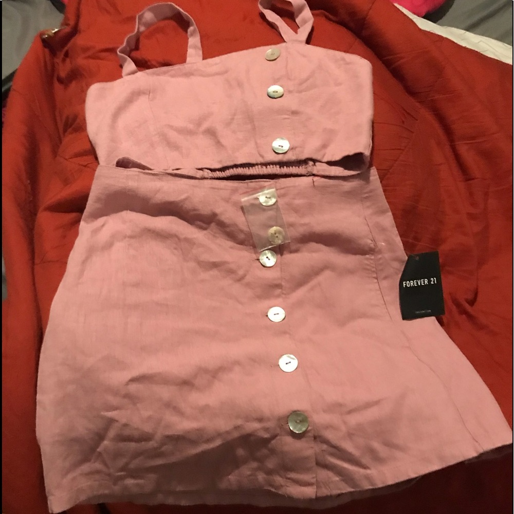Mini skirt set